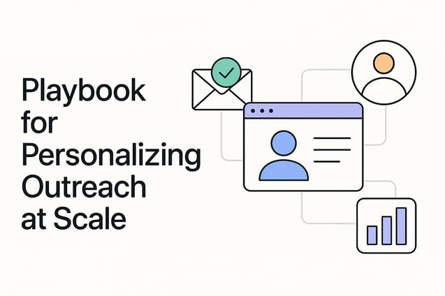 Image banner for Playbook for Personalizing Outreach at Scale