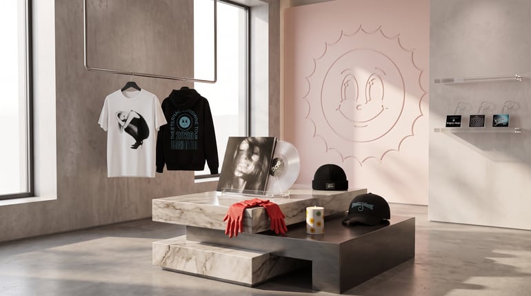 Arianas Pop Up Merch