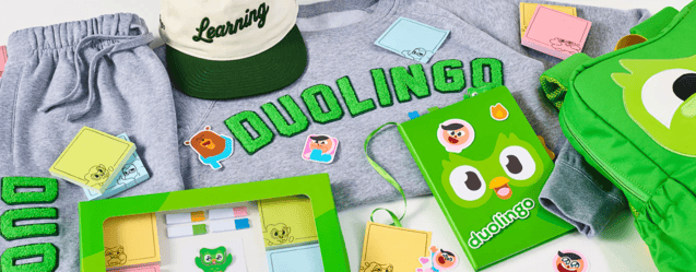 Duolingo merch collection