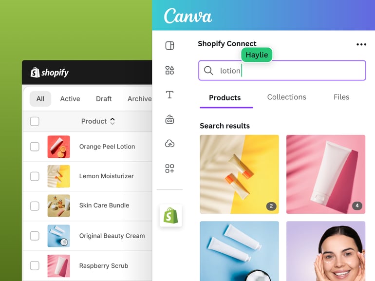 Shopify X Canva