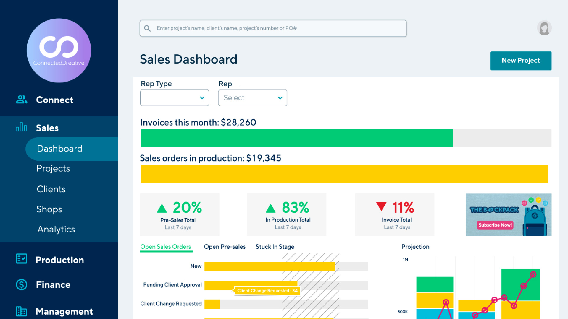 Features - Dashboard