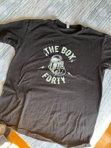 The box forty t-shirt