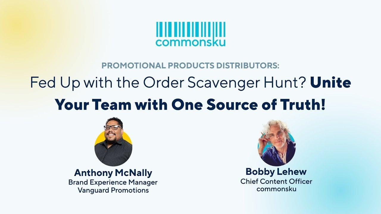 Fed up with the order scavenger hunt? Here's how Tony McNally and his team at Vanguard use commonsku as a single source of truth.